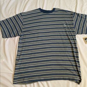 Nwt Quick Silver Striped Vintage Oversize Tshirt